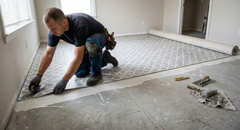 Sheet Linoleum Installation in Lyons, CO