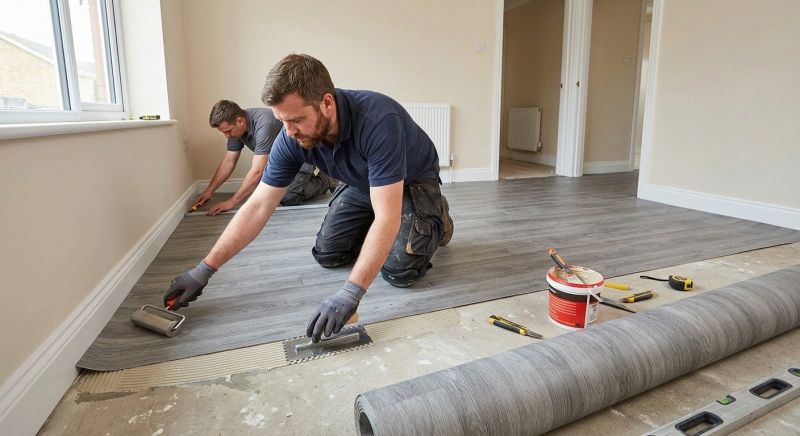 Sheet Linoleum Installation in Westminster, CO